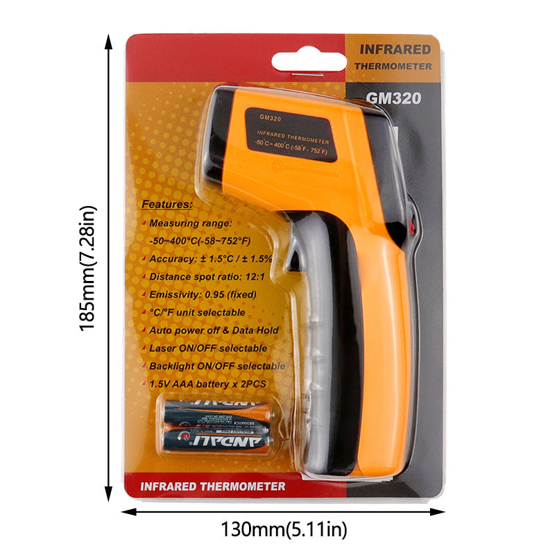 Handheld Infrared Thermometer -50? to 400?