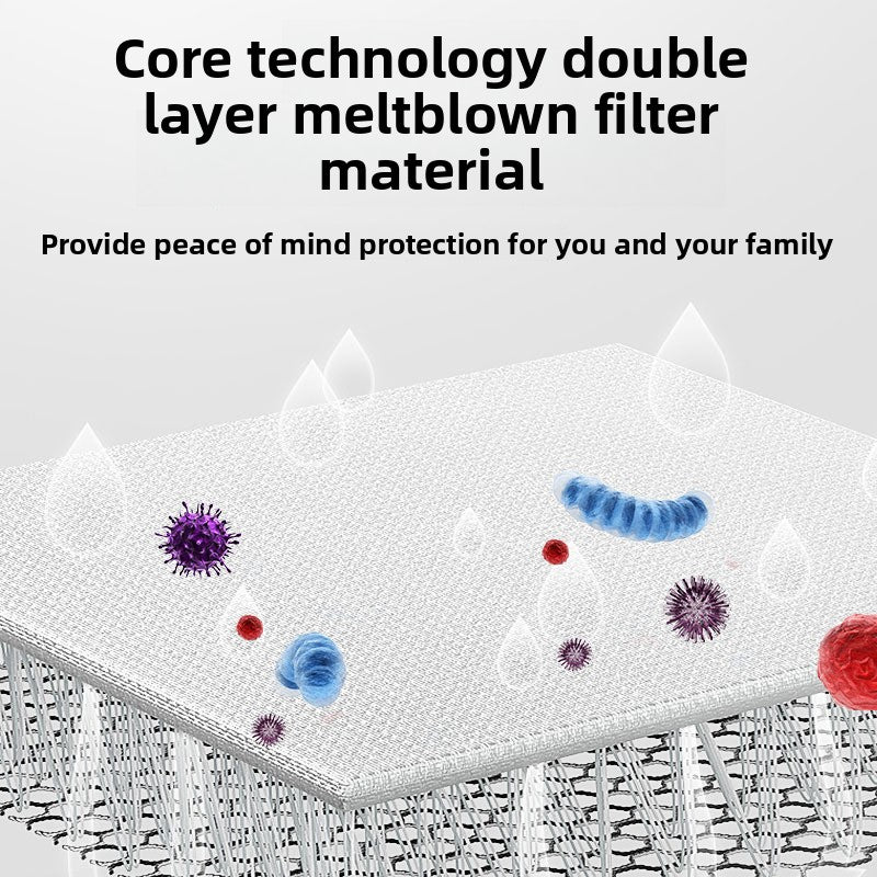 Disposable black and white adult masks