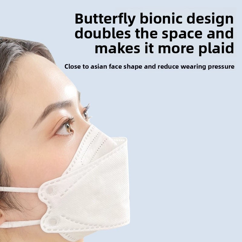 Disposable black and white adult masks