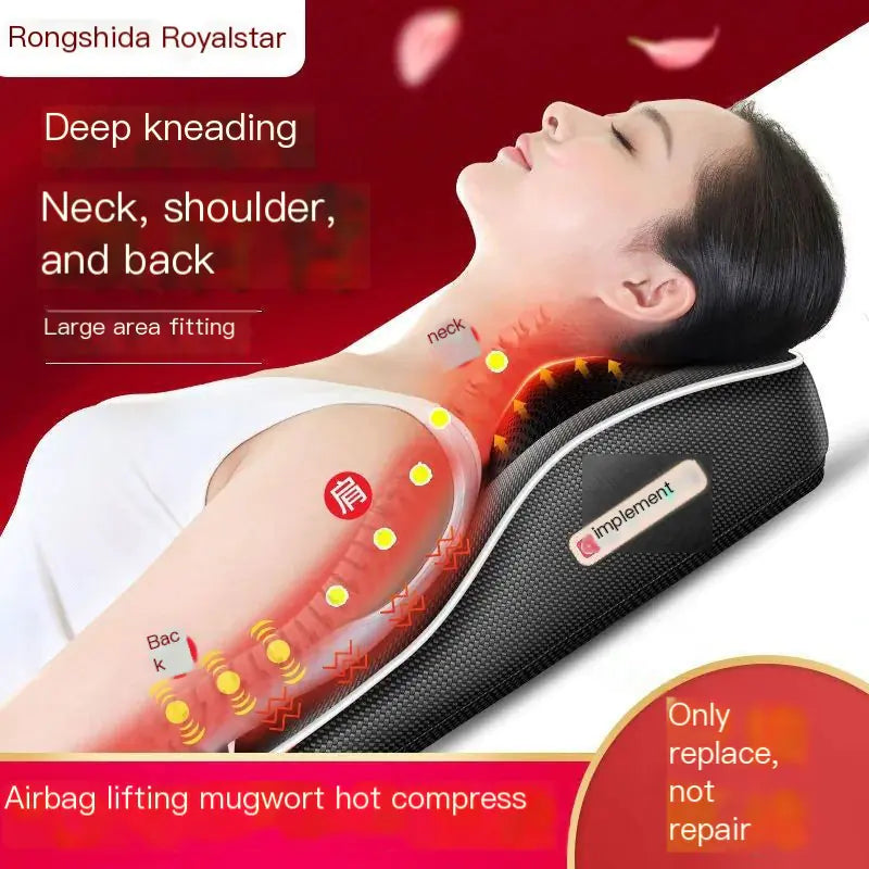 Smart Neck and Back Massager Pillow for Home Use