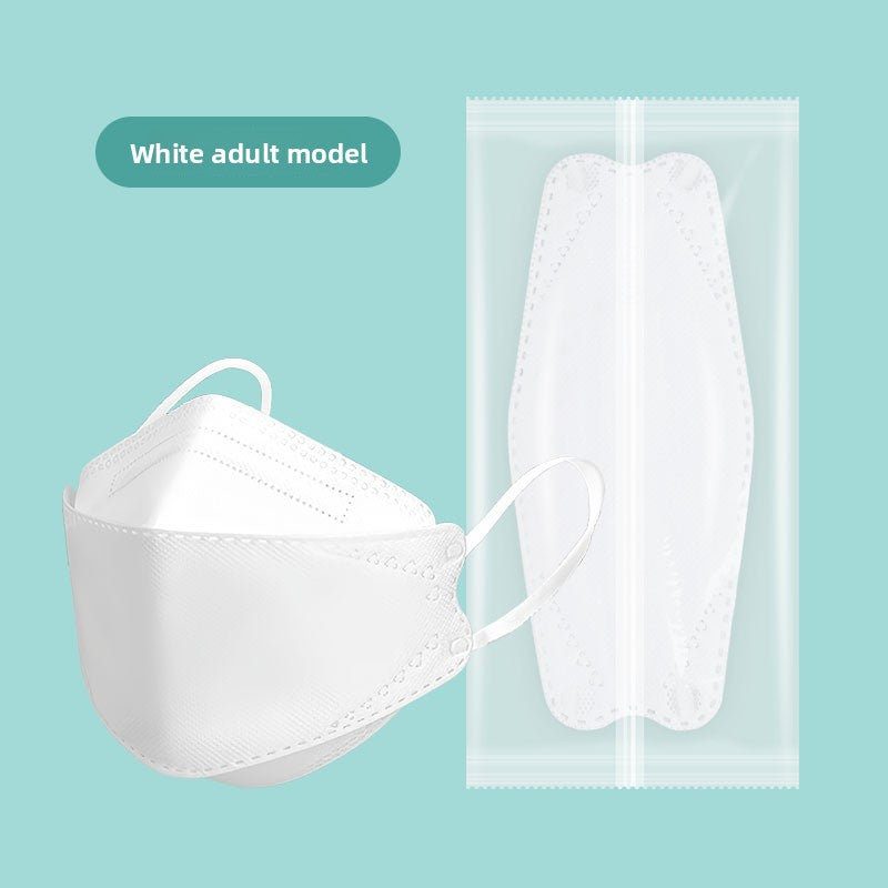 Disposable black and white adult masks