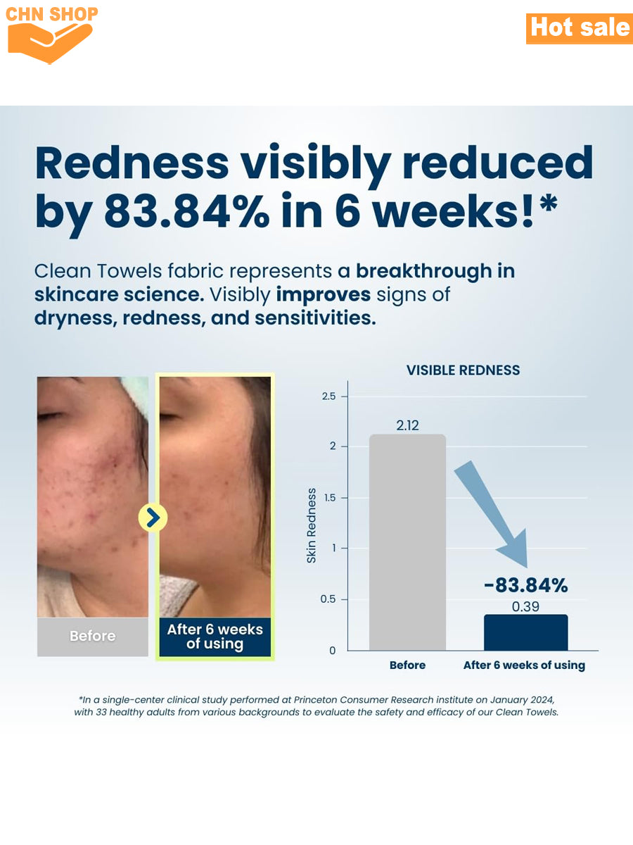 Cotton Face Cleaning Towels 50-Pack