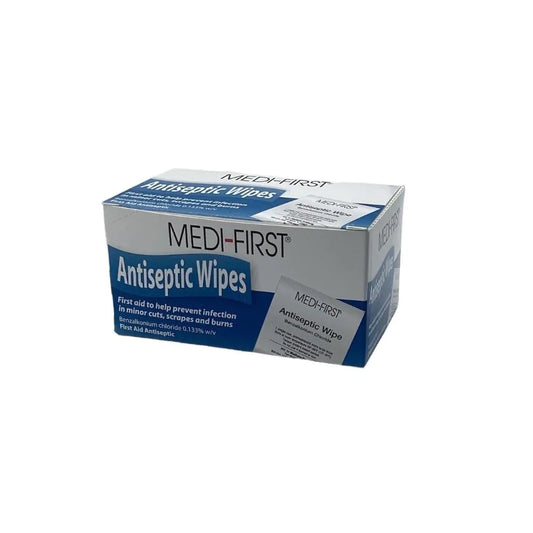 Antiseptic First Aid Wipes 20/Box