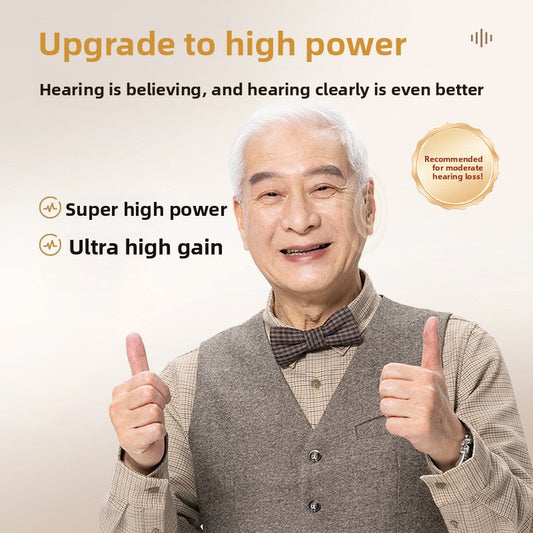 Rechargeable Behind-the-Ear Hearing Amplifier