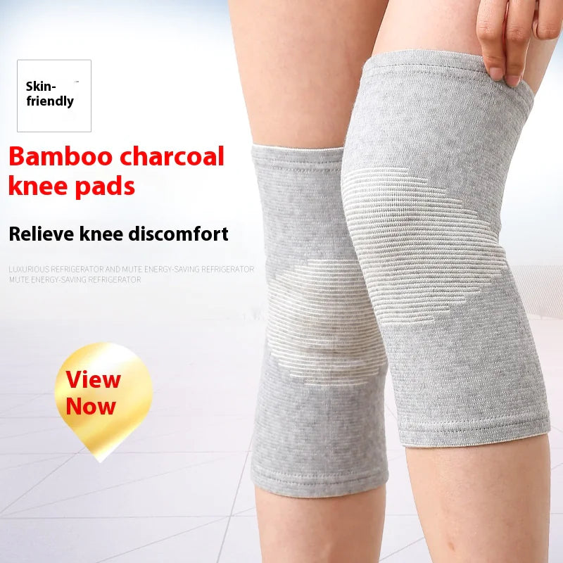 Bamboo Charcoal Knitted Summer Knee Support, Warm & Breathable (Multiple Colors & Sizes)
