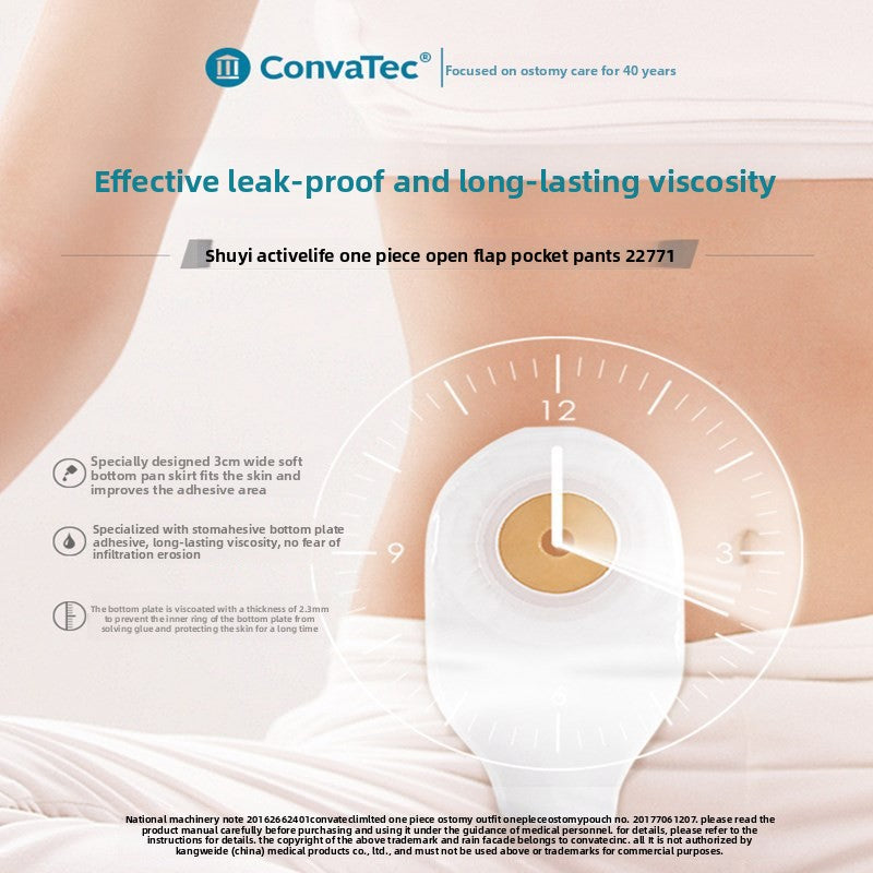 Disposable medical anorectal opening fecal colostomy bags