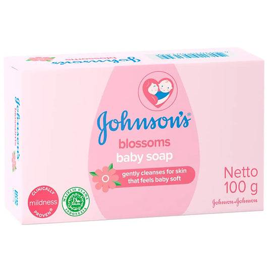 Johnson & Johnson Baby Lotion bar Soap Blossoms 100 G/ 3.52 Ounce (Pack of 12)