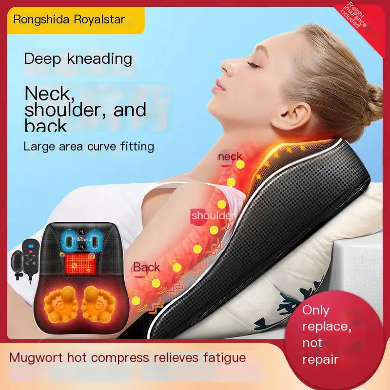 Smart Neck and Back Massager Pillow for Home Use