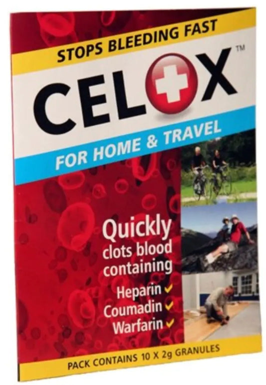 CELOX First Aid Temporary Traumatic Wound Treatment 2g 10-Pack