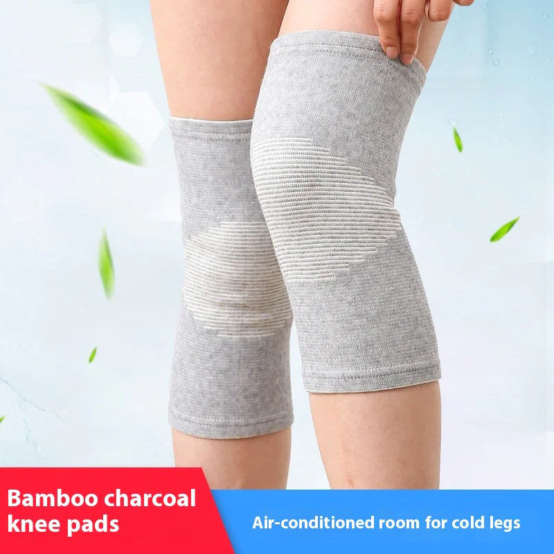 Bamboo Charcoal Knitted Summer Knee Support, Warm & Breathable (Multiple Colors & Sizes)