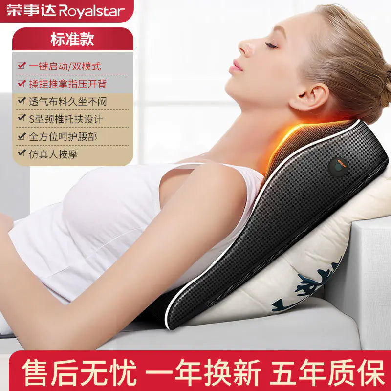 Smart Neck and Back Massager Pillow for Home Use
